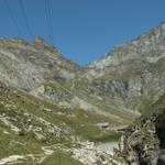 kurz vor der Alpe di Quarnei. In der Bildmitte Passo del Laghetto