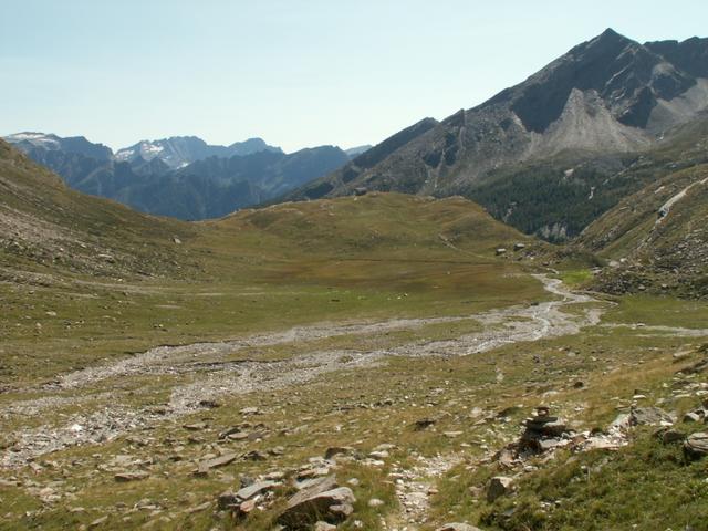 Blick zurück zur Capanna Quarnei