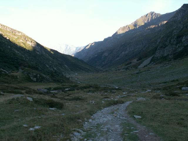 wir haben den Talboden vom Val di Carassino erreicht