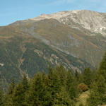 Breitbildfoto kurz nach dem Stausee, (Passo Muaxx) auf dem Weg Richtung Lago di Luzzone