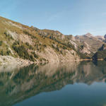 wunderschönes Breitbildfoto vom Lago di Luzzone