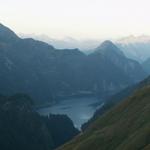 Morgendlicher Blick von der Motterascio Hütte, Richtung Lago di Luzzone