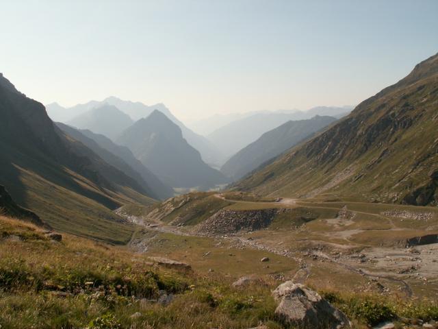 das Val Camadra von der Capanna Scaletta aus gesehen