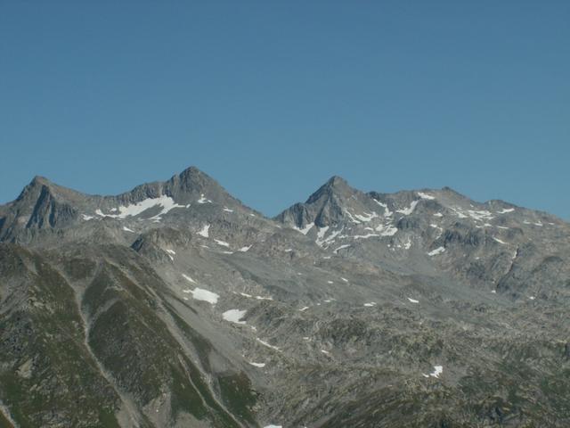 Piz Valdraus, Piz Gaglianera, Piz Vial und Piz Greina