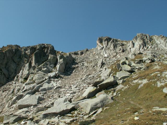 wir nähern uns dem Pass d'Uffiern