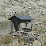 bei dieser Hütte haben wir Mittaggegessen. Ein sehr schönes Plätzchen