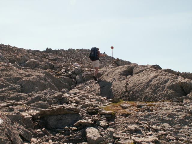 der Weg in dieser Steinwüste kann man nicht verfehlen