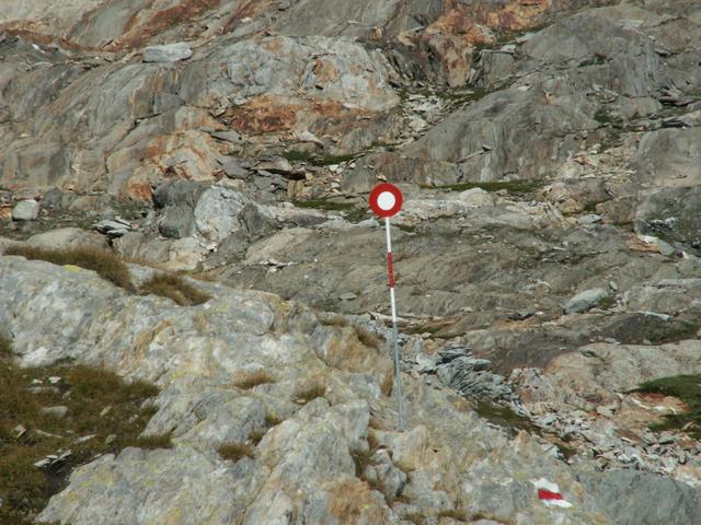 der Bergweg kann man nicht aus den Augen verlieren