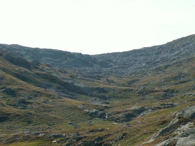 Blick zurück zum Pass Cristallina