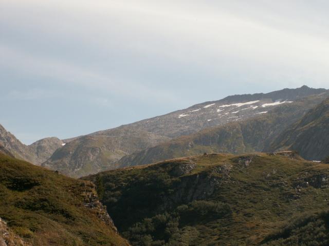 Blick zum Sasso Lanzone. Gestern waren wir dort oben