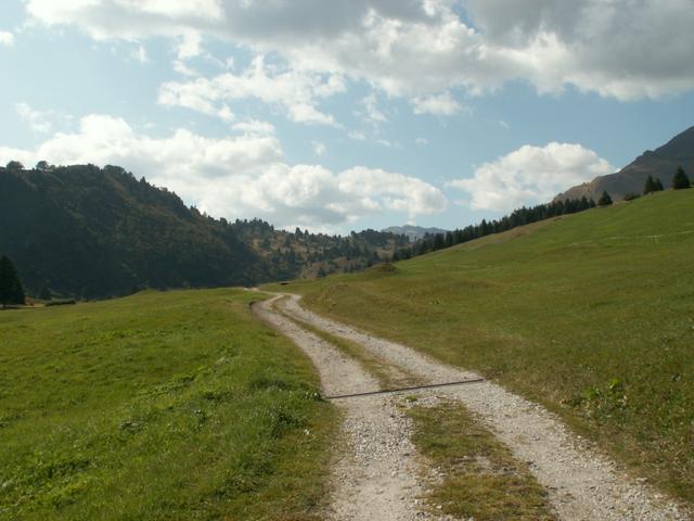 bei Candötra 1781 m.ü.M. auf dem Weg Richtung Acquacalda