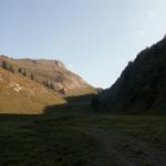 bei "in den Plättli" 1758 m.ü.M. mit Blick Richtung Dejen