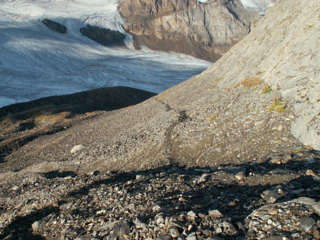 Blick runter zum Punkt 2424 m.ü.M.