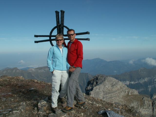 Gipfelfoto auf dem Uri-Rotstock