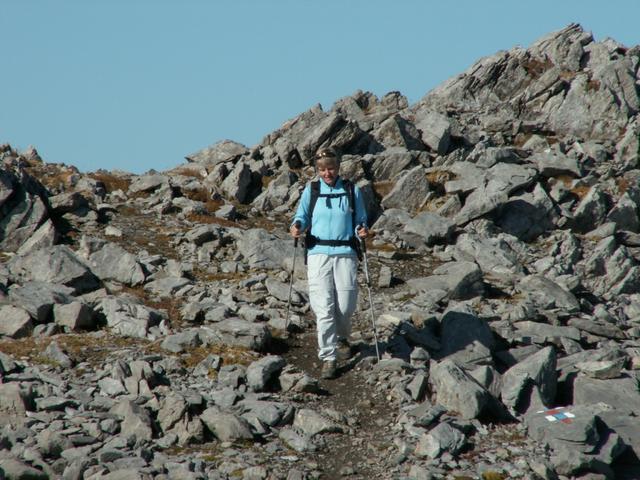 Mäusi ist von der Bergtour begeistert