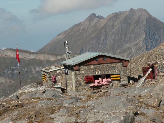 wir haben die Gitschenhöreli Hütte 2325 m.ü.M. erreicht