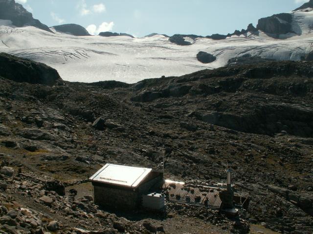 wir haben die Gitschenhöreli Hütte verlassen