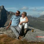 Erinnerungsfoto aufgenommen kurz nach der Gitschenhöreli Hütte