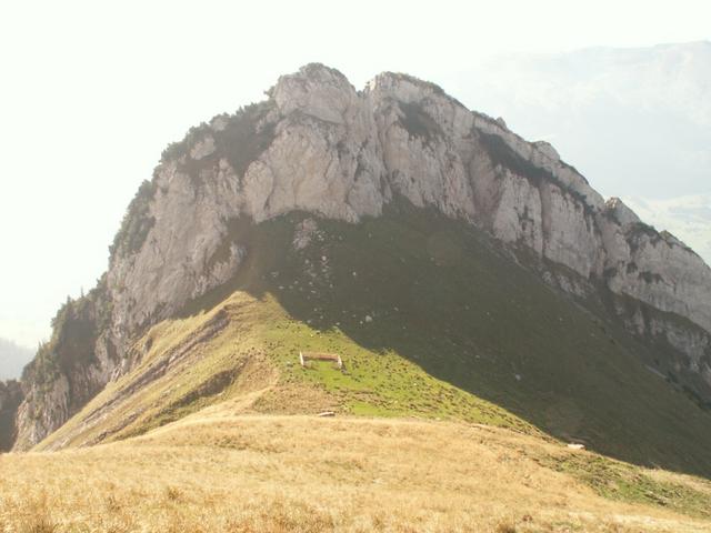 Blick zurück zum Sattel bei Punkt 1852 m.ü.M.