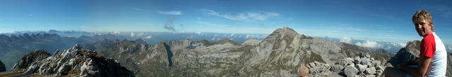 superschönes Breitbildfoto mit Blick Richtung Säntis