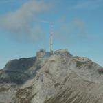 der Säntis. Dort oben waren wir auch schon