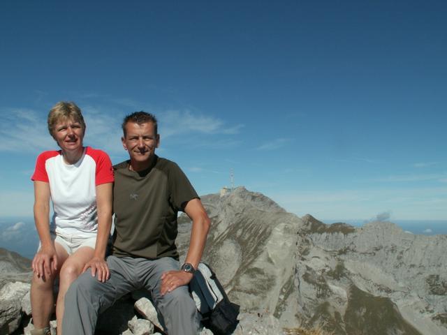 Gipfelfoto auf dem Wildhuser Schafberg