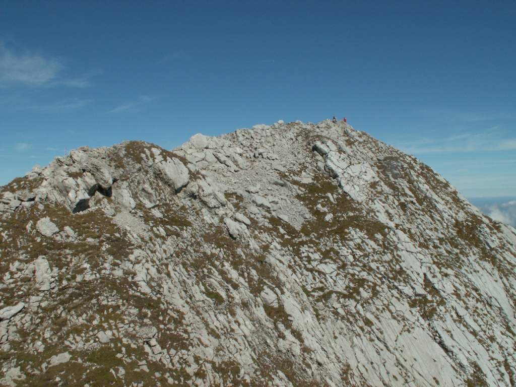 letzer Blick zum Hauptgipfel