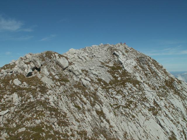 letzer Blick zum Hauptgipfel