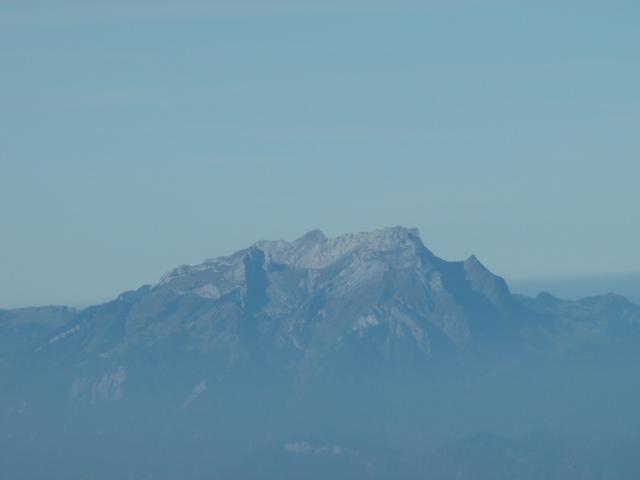 Blick zum Pilatus. Dort oben waren wir auch schon.