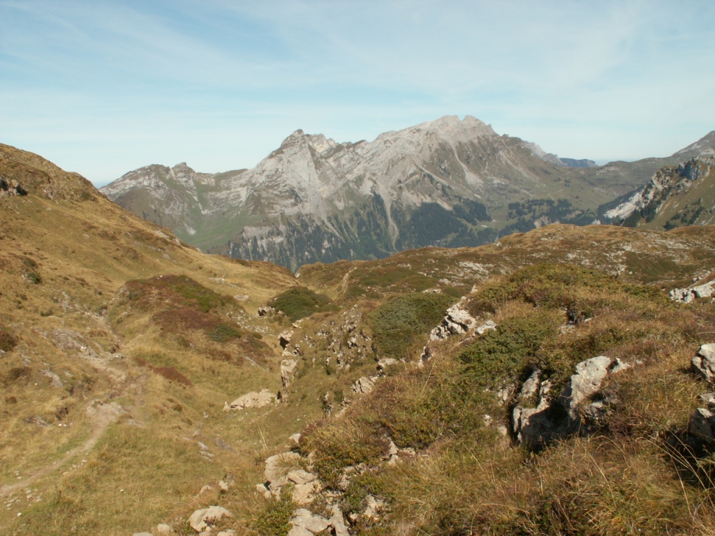 Blick Richtung Wannenstöckli und Ochsenchopf