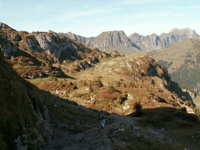 wir haben Punkt 1796 m.ü.M. erreicht. Ein wunderschöner Aussichtspunkt