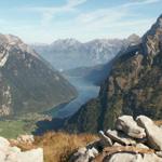 Blick runter zum schönen Klöntalersee