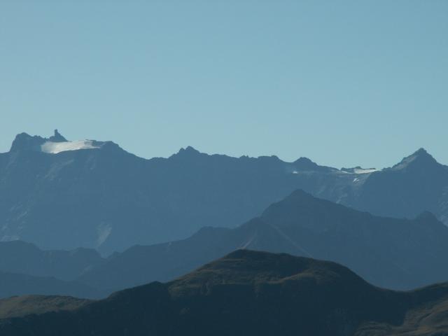 Links der Ringelspitz. Rechts der Tristelhorn