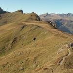 bei der Alp Vorderchamm, führt der Weg nun runter zur Chammhüttli