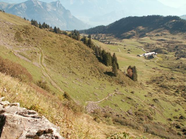 der Weg führt uns nun runter nach Mädems-Hintersäss