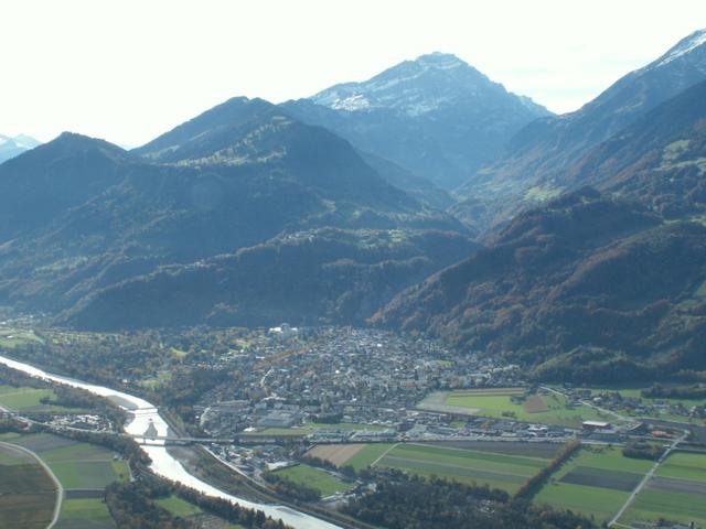 Blick nach Bad Ragaz