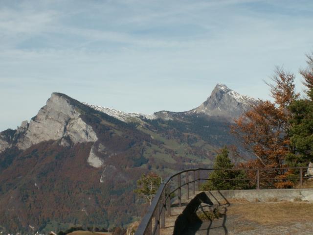 Blick zum Gonzen und Alvierkette