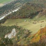 Blick runter ins Elltal. Dort müssen wir durch