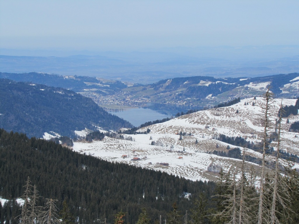 Blick zum Ägerisee