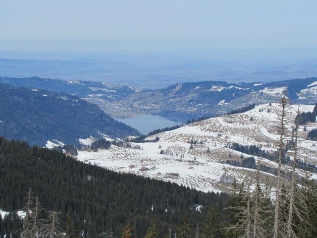 Blick zum Ägerisee