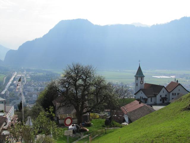 Blick zurück nach Mastrils