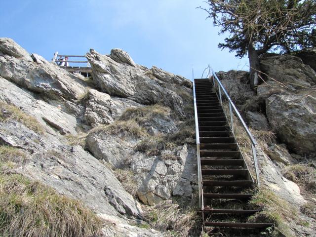 Klettersteig ähnlich geht es auf den Pizalun