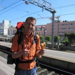 Lyon Hauptbahnhof. Der erste Croissant. Einfach himmlisch