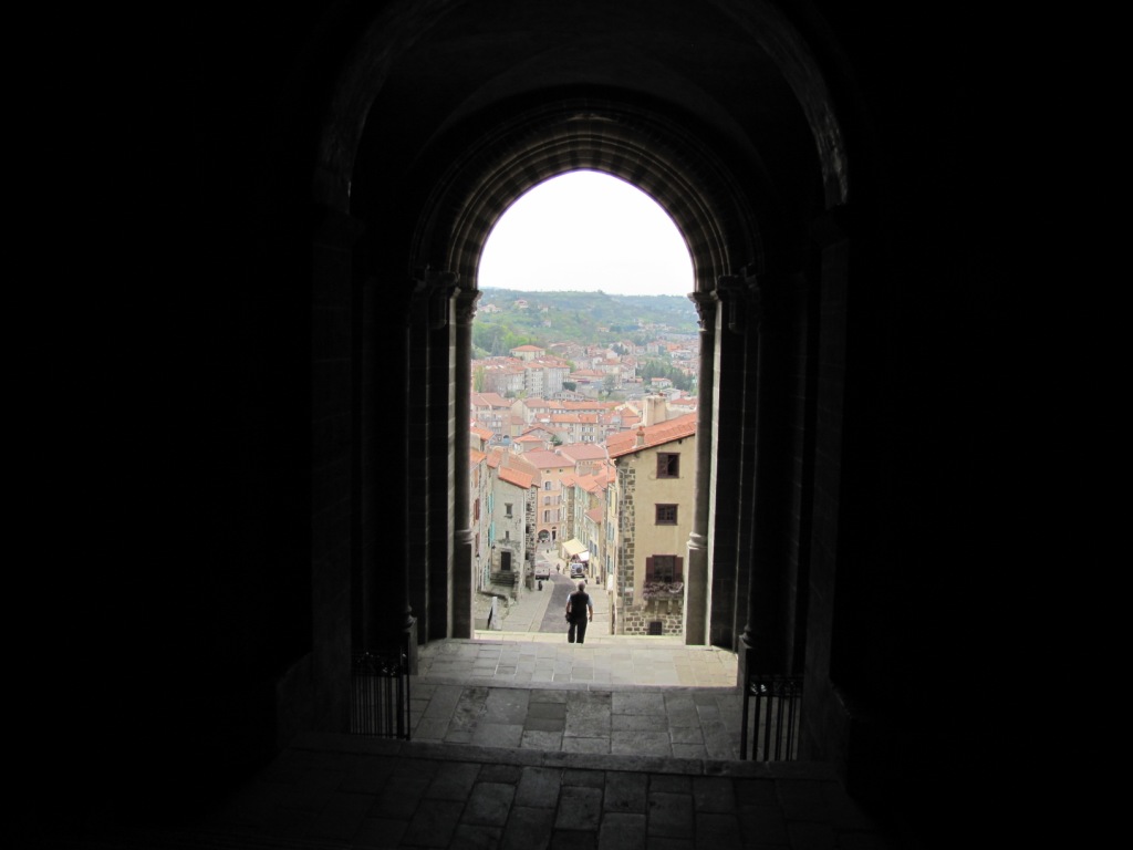 was für eine Aussicht wenn man die Kathedrale verlässt