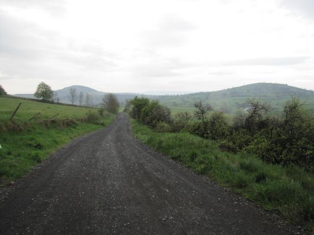 auf dem Weg Richtung St.Christophe sur Dolaizon