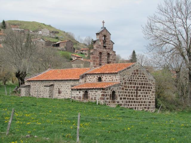 die wunderschöne romanische Chapelle St.Roch kurz vor Montbonnet