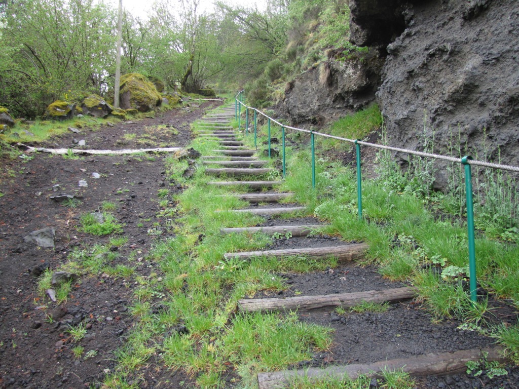 hier beginnt der Aufstieg auf die Hochfläche der Margeride