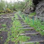 hier beginnt der Aufstieg auf die Hochfläche der Margeride