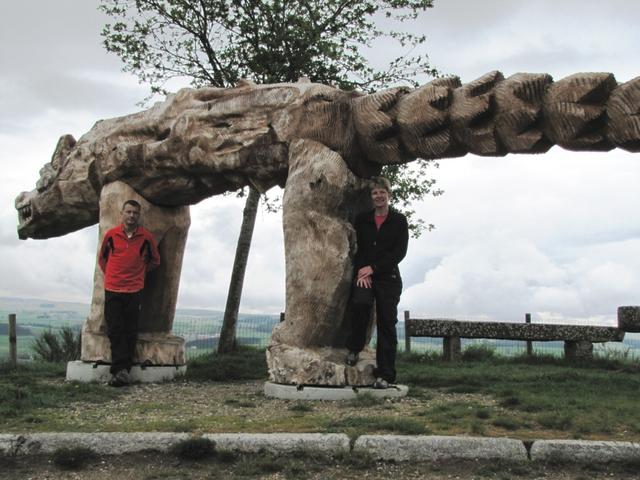 Mäusi und Franco bei der Bête du Gévaudan