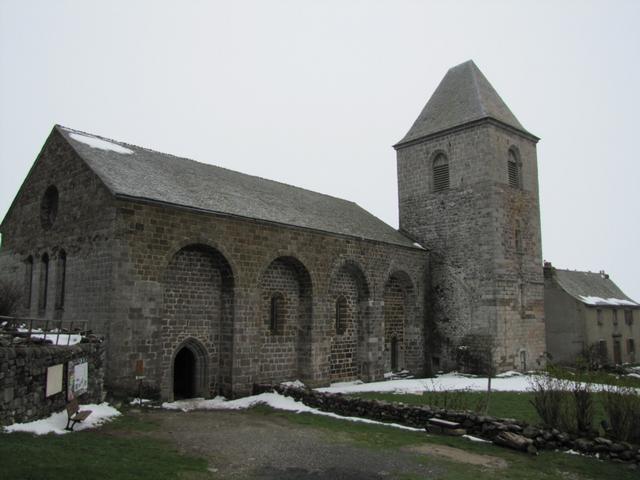 rechts der Glockenturm mit der Glocke der Verirrten. Diese läutete bei Nebel